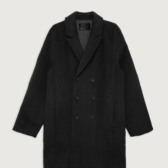 Oak + Fort Unisex Wool Coat (XS) - Picture 1 of 2